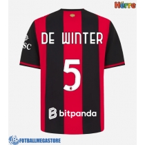 Fotballdrakt Herre AC Milan Koni De Winter #5 Hjemmedrakt 2026-27 Kortermet